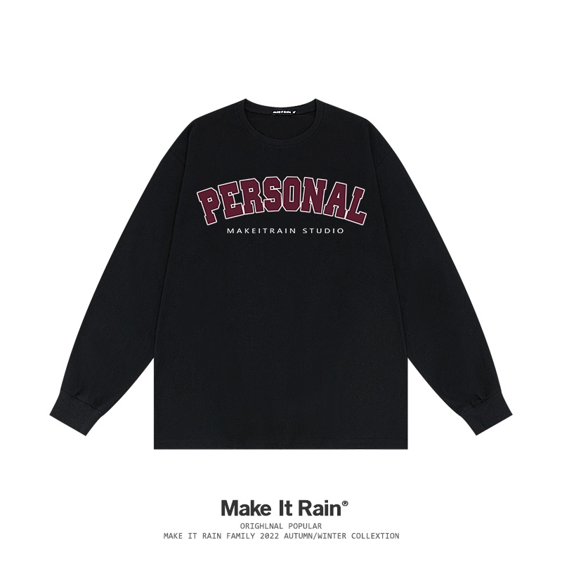 Áo phông dài tay Make it Rain Heybig - Personal