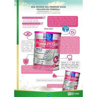 (Thanh lý) Sữa Hoàng Gia Royal Ausnz Gold 2 loại 900gr