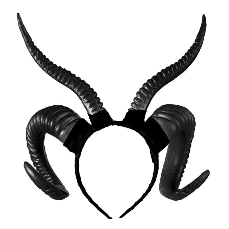 Cài Tóc Hình Sừng Cừu Phong Cách Gothic