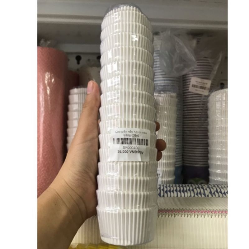 Đế bánh cupcake 12cm bằng giấy nến ( 250chiếc)
