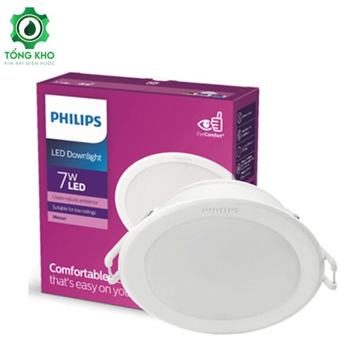 Bộ đèn led Philips âm trần Meson G3 đủ 3 màu ánh sáng - Tổng kho kim khí điện nước