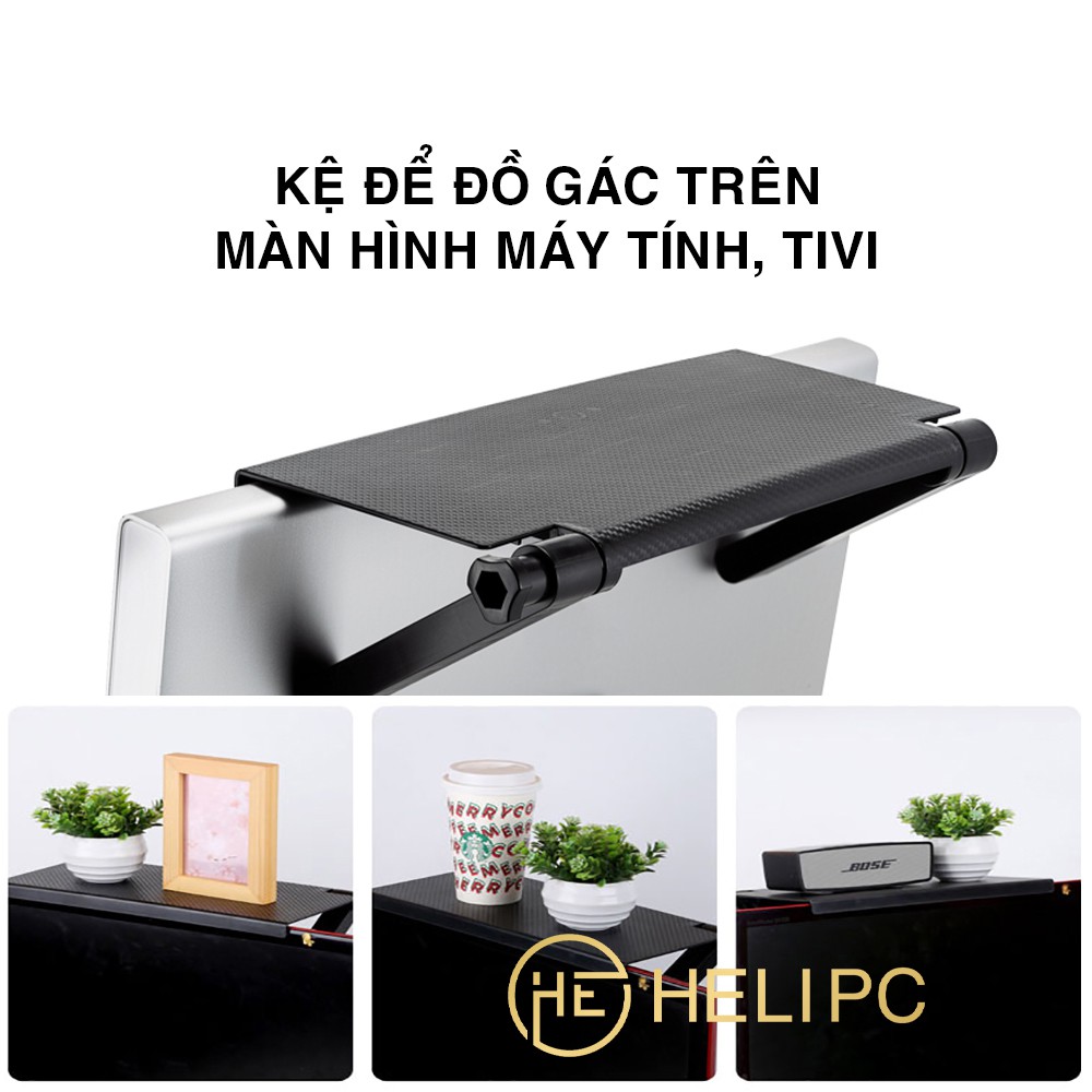 Kệ để đồ gác trên màn hình máy tính ,tivi đa năng, giá đỡ màn hình