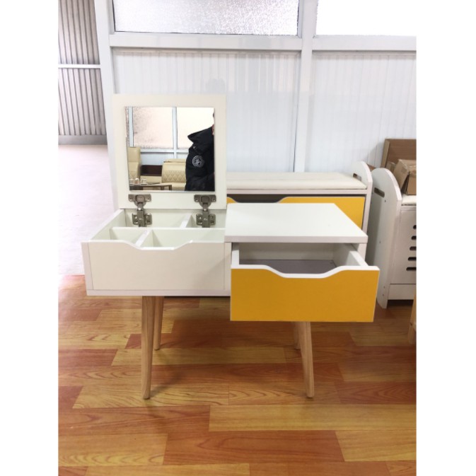 Bàn trang điểm thiết kế hiện đại gương gập thông minh FNL92 | BigBuy360 - bigbuy360.vn