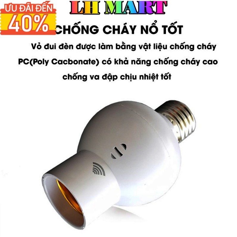 [ HOT ] Đui Đèn Cảm Biến Âm Thanh Tự Động Sáng Trong Tối Thông Minh - Đui Đèn Cảm Ứng Âm Thanh Lên Tới 60 dB