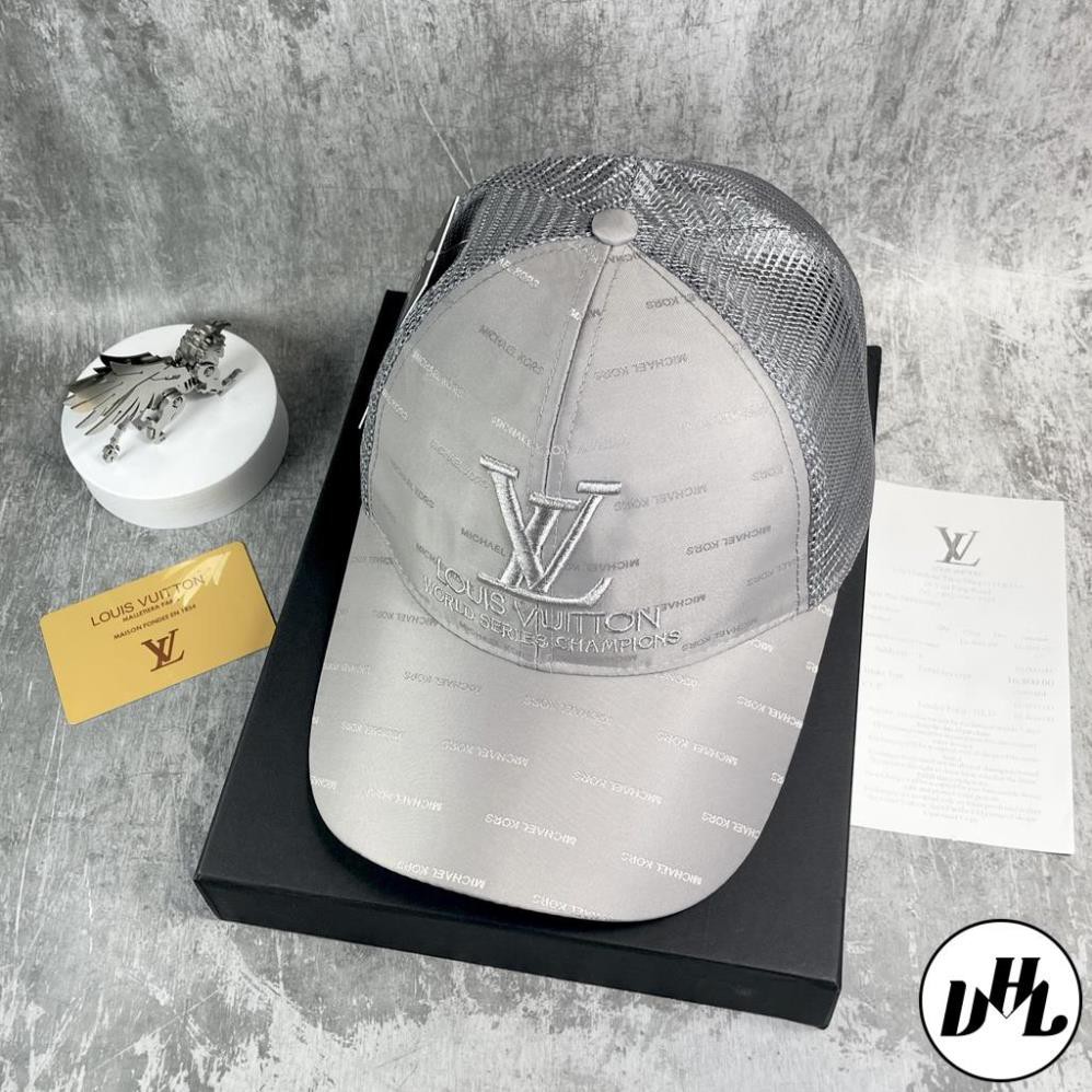 [LV1] NÓN MŨ LƯỠI TRAI SNAPBACK LOGO LV HỌA TIẾT IN BÓNG CỰC ĐẸP