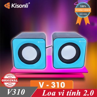 Loa vi tính Kisonli V310 chính hãng ♥️Freeship♥️ Loa máy tính Kisonli cho laptop máy bàn