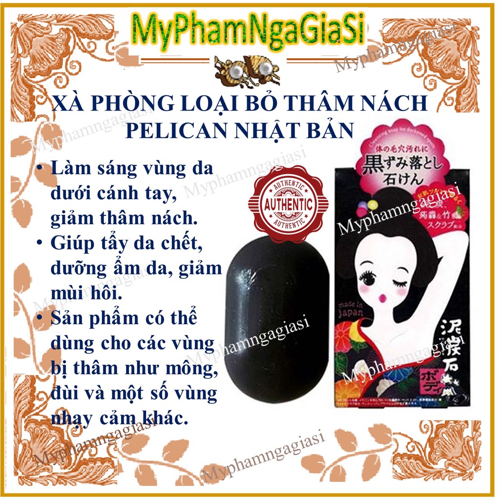 Xà Phòng Pelican Nhật Bản cải thiện thâm nách