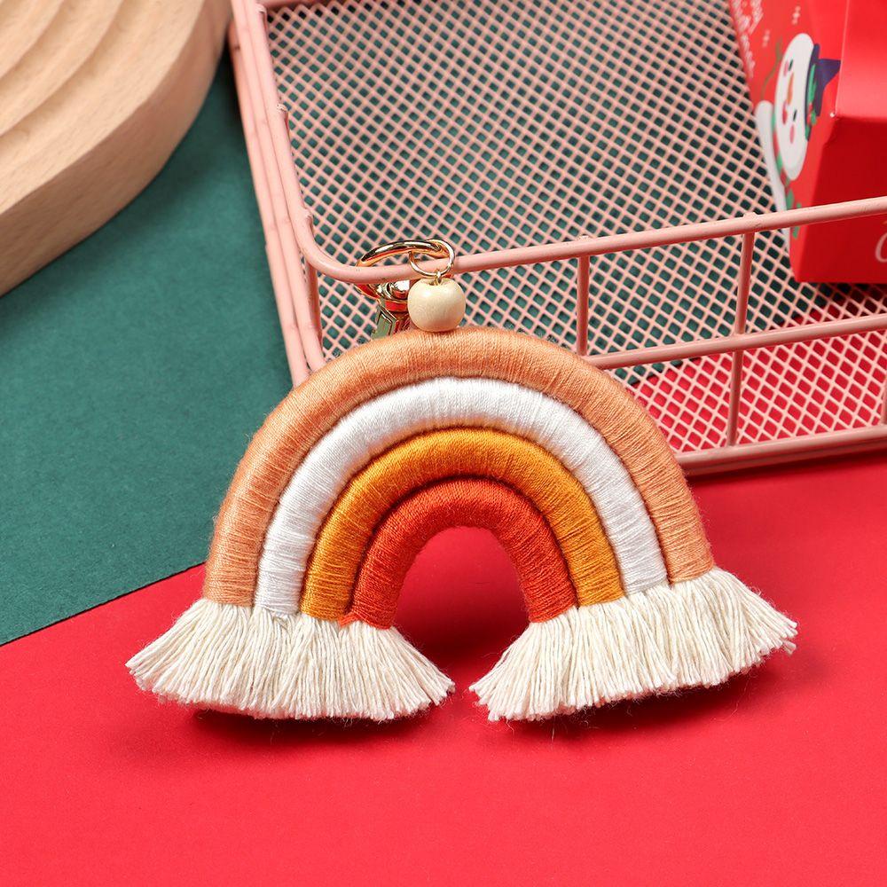 Móc Khóa Màu Cầu Vồng Phong Cách Boho Dành Cho Nữ