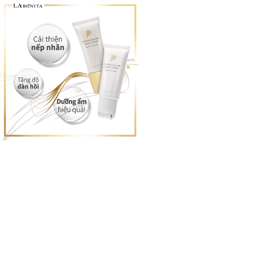 Kem dưỡng da giảm nếp nhăn vùng cổ La Bonita Peptide Roller Neck Cream 50ml