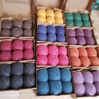 Sợi cotton lace.