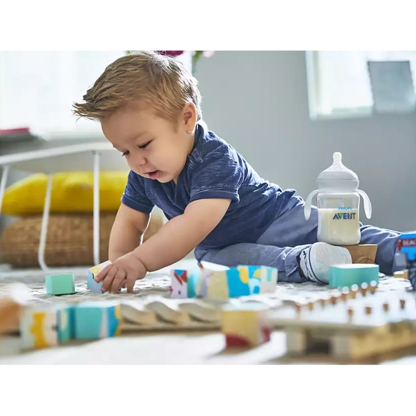 Bình Sữa Philips Avent Bằng Nhựa Trong Suốt Bền Bỉ Cho Bé