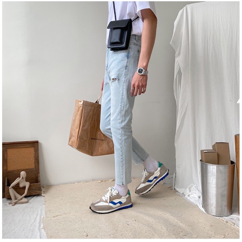 QUẦN JEANS SKINNY RÁCH ĐÙI CO DÃN (kèm hình chụp thật)