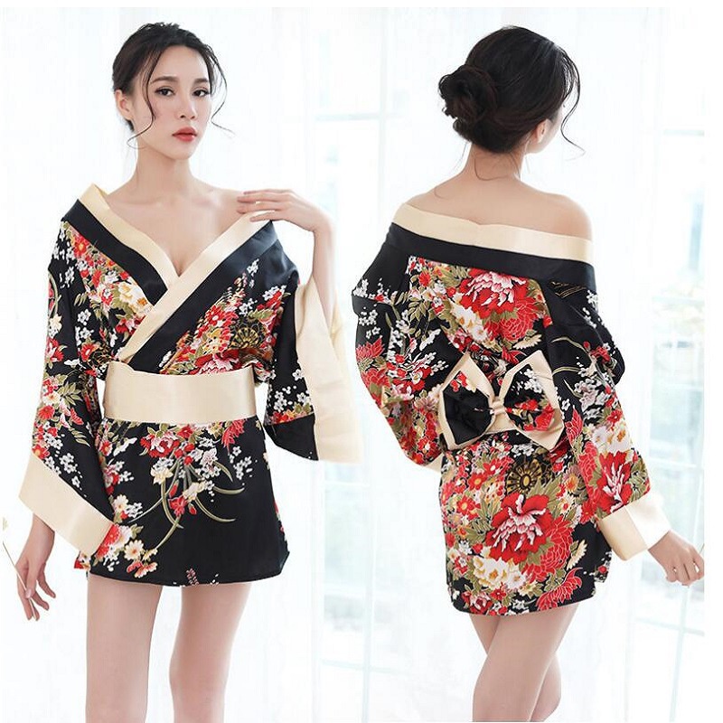 Đồ ngủ phong cách kimono Nhật Bản gợi cảm thời trang cho nữ | BigBuy360 - bigbuy360.vn