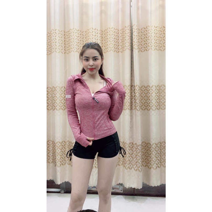 Áo Khoác Thể Thao Nữ Mẫu Mới Hàng Quảng Châu. Áo Khoác Nhẹ Nữ Ôm Body [3MPQ]