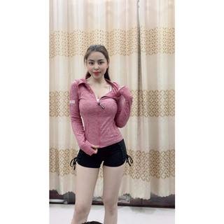 Áo Khoác Thể Thao Nữ Mẫu Mới Hàng Quảng Châu. Áo Khoác Nhẹ Nữ Ôm Body [3MPQ]