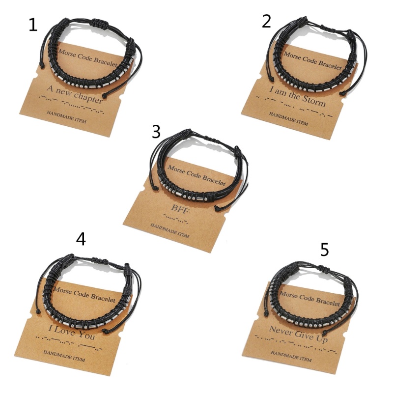 Vòng Tay Dây Thừng Mặt Thẻ Khắc Chữ I Love You Thời Trang Cho Nam Và Nữ