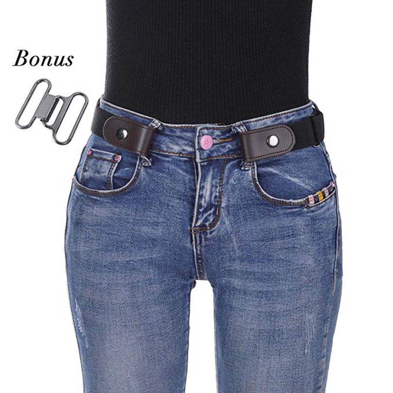 Thắt Lưng Da Co Giãn Thời Trang Unisex