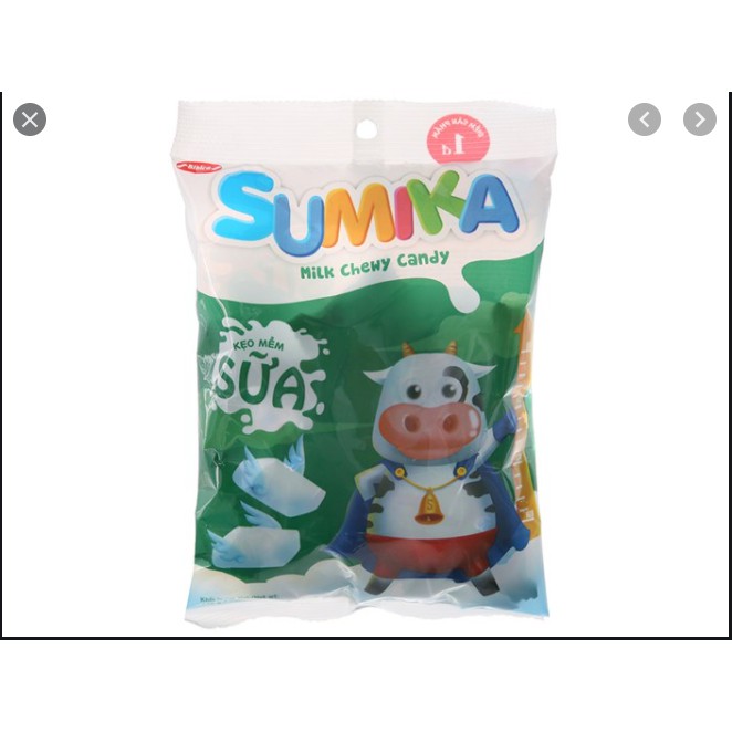 Kẹo mềm sữa bibica sumika 70g, 140g