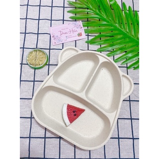 🌸 FREE SHIP 🌸 Khay ăn dặm hình gấu 🐻