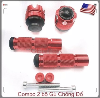 Combo 2 cặp gù trước có chụp và gù sau kiêm chân sau K9
