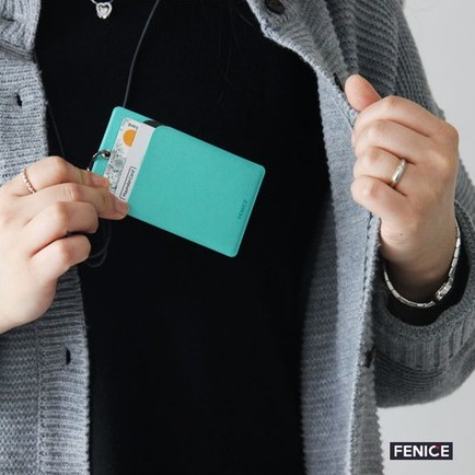 Thẻ đeo bảng tên nhân viên văn phòng bằng da PU - Thẻ bảng tên sinh viên 6.3x10.7 cm - FUNSHOP - Cobi Home