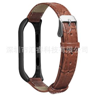 dây đeo vân da cá sấu cho miband 3