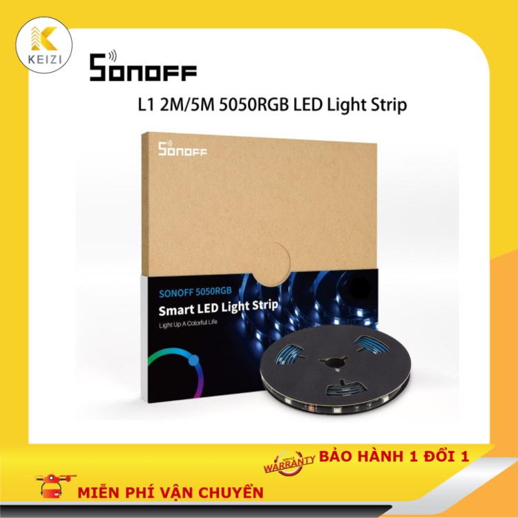 Dây Đèn Led Thông Minh Sonoff 5050RGB LED Strip 5 mét