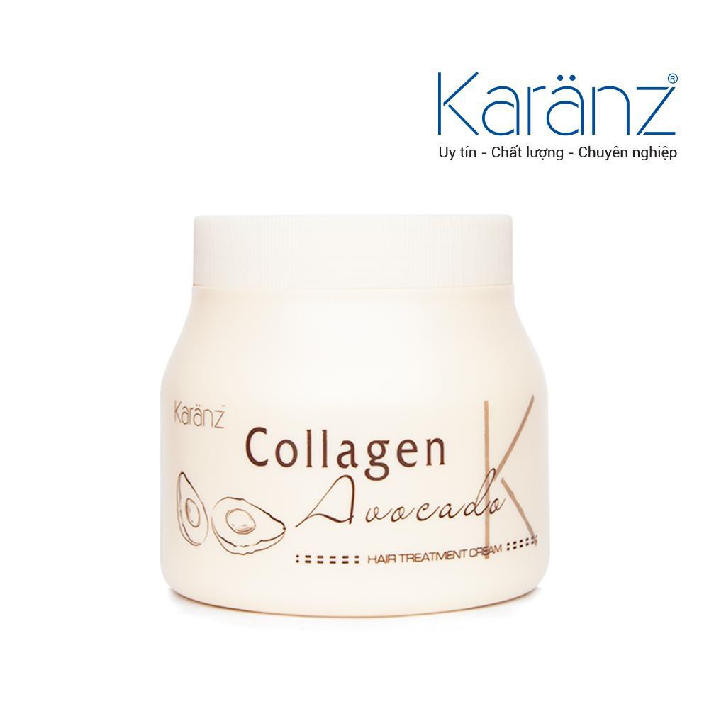 Kem Hấp Ủ Dừa Karanz Collagen Coconut, Avocado 1000ml| Phục Hồi Tóc, Giúp Tóc Siêu Mềm Mượt .