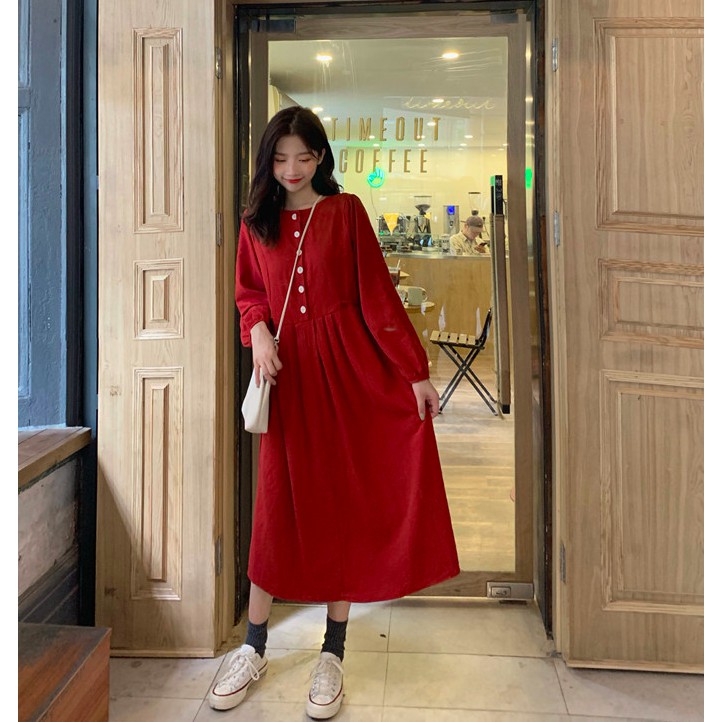 HÀNG CÓ SẴN | VÁY ĐẦM BABYDOLL DÁNG DÀI ULZZANG | BigBuy360 - bigbuy360.vn