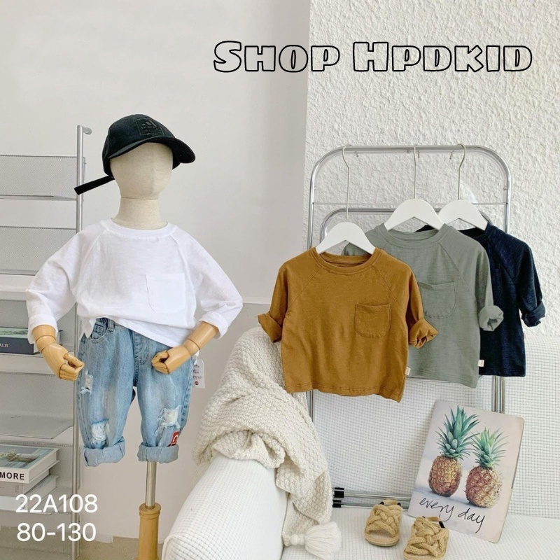 Áo Dài Tay Chất Mềm Min Cho Bé_ Shop HpdKid