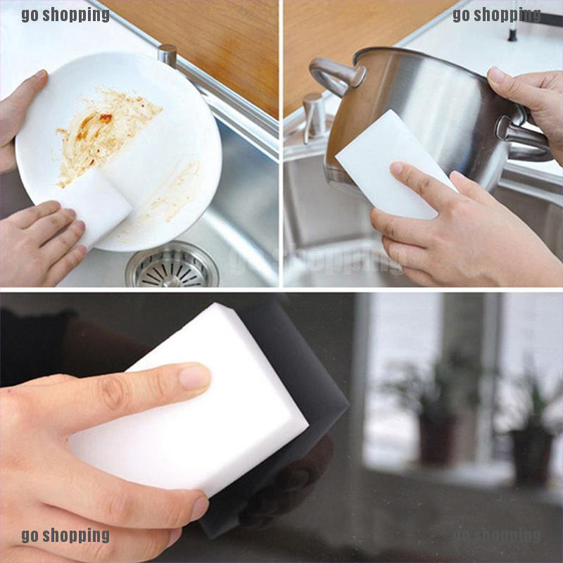 {go shopping}10PCS Cleaning Magic Sponge Eraser Melamine Cleaner Multi-functional Foam