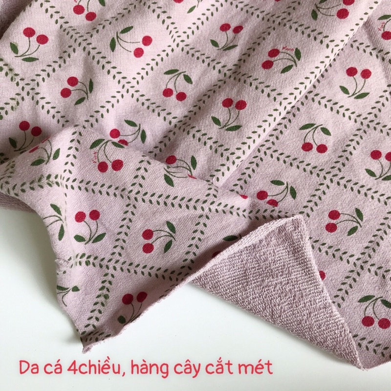 Vải thun cotton may áo khoác, áo choàng, may bô thu đông, may legging