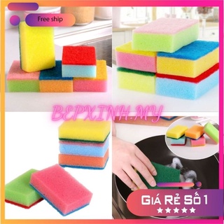 Miếng rửa bát xoong nồi mút sợi tổng hợp