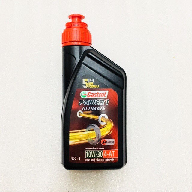 NHỚT GA TỔNG HỢP 100% CASTROL POWER1 ULTIMATE 10W30 [1Lít] [800ML]