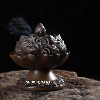 XÔNG TRẦM THÁC KHÓI TRẦM HƯƠNG SỐ 29 tặng 3 nụ trầm CAO 22CM