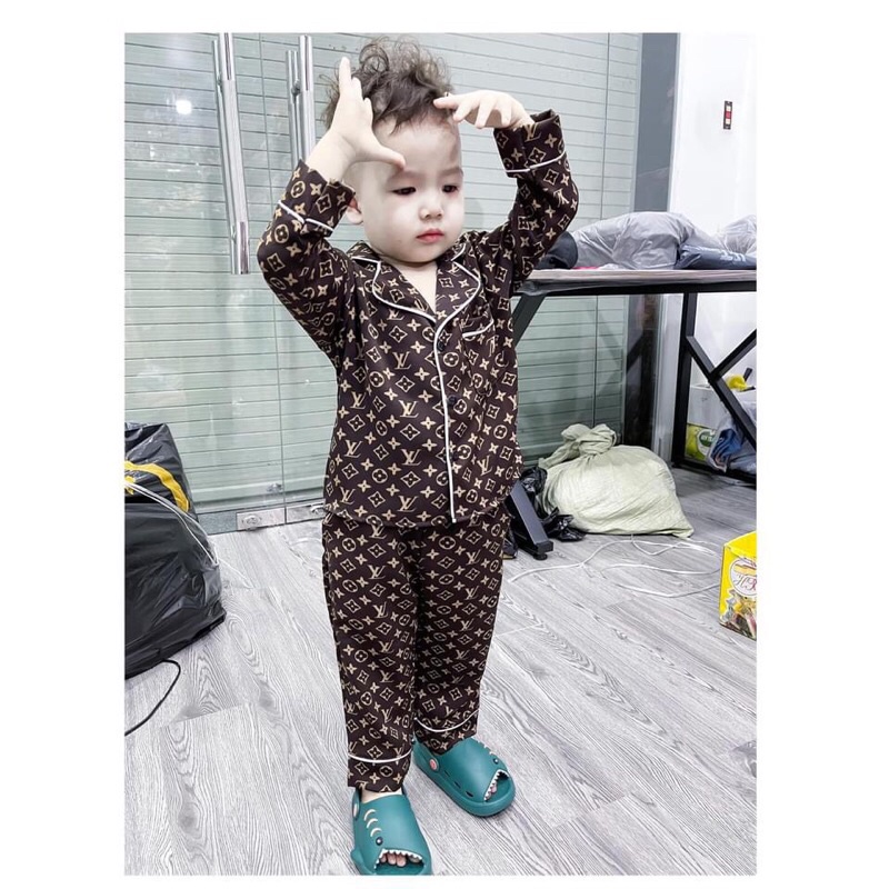 SIZE 20-32kg: bộ pijama lụa tuyết mềm đẹp cho bé trai bé gái - BPLT