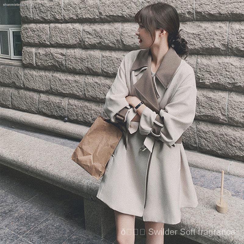 Áo khoác gió dáng rộng thời trang xuân thu phong cách Hàn Quốc mới 2021 8UJI | BigBuy360 - bigbuy360.vn