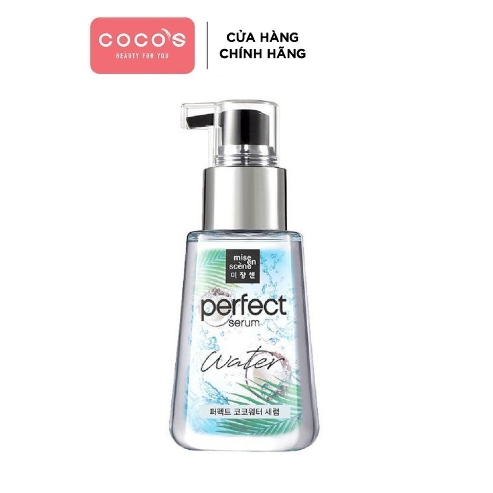 Serum Dưỡng Tóc Mise en Scene Tinh Chất Dầu Dừa Giúp Dưỡng Ẩm Và Phục Hồi Tóc Perfect Serum 80ml - COCO WATER