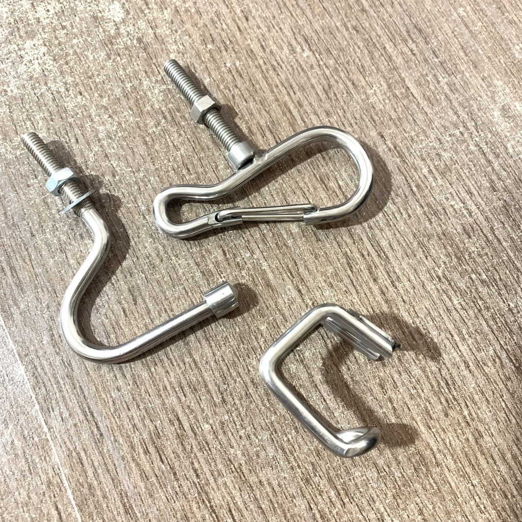 Móc treo đồ TITAN cho xe máy - Nhiều mẫu lựa chọn (Loại chữ U, loại kẹp, loại móc Câu)  - cam kết chất lượng