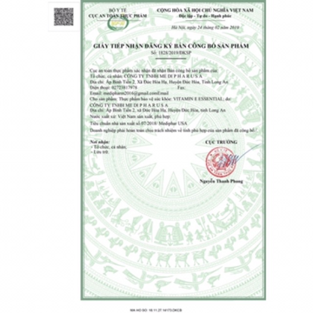 Vitamin E Mediphar USA (Viên uống hỗ trợ đẹp da, giảm lão hóa)