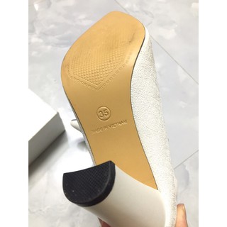 GIÀY CAO GÓT TRẮNG SIZE 35