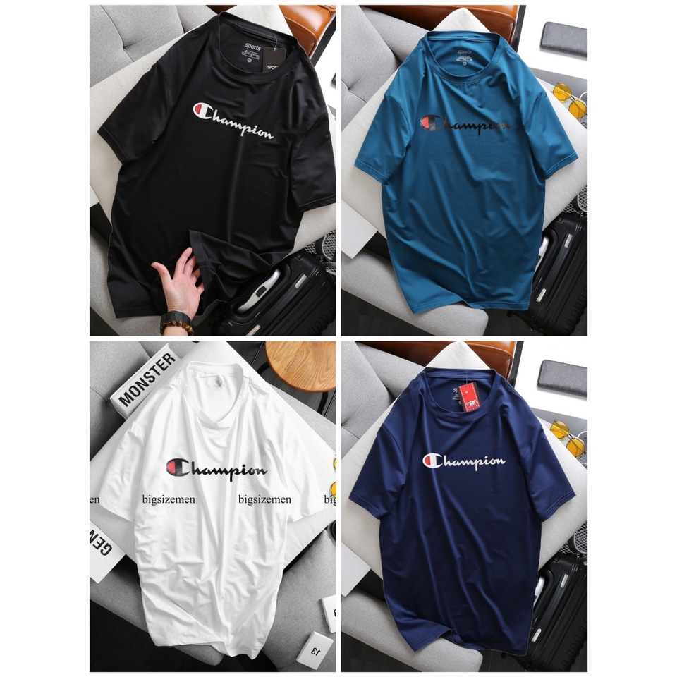 BIGSIZE - Áo thun nam tay ngắn vải thun lạnh form bigsize 80kg - 140kg - cham.pi.on