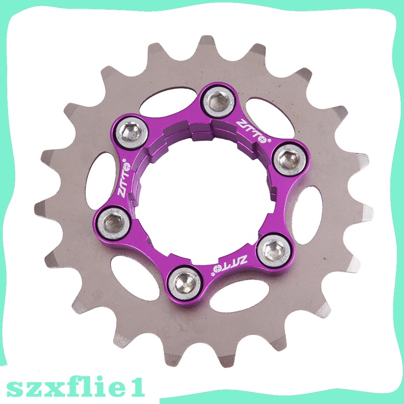 [🔥Hot Sale🔥]  Single Speed Cassette Cog Lockring Set Fixed Gear 1 Speed Adapter 17-32T Hub