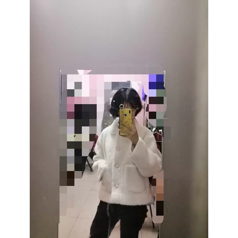 Áo Khoác Lông Cừu 2 Lớp