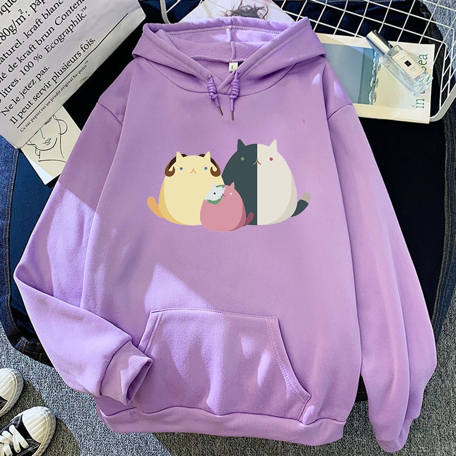 Áo Hoodie Họa Tiết Mèo Michael Dream Smp Kawaii Cho Tuổi Teen