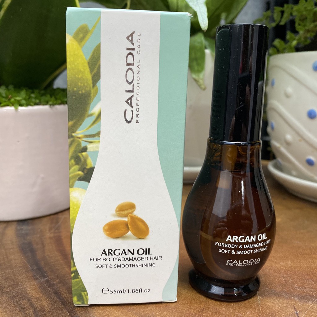 TINH DẦU CALODIA ARGAN OIL DƯỠNG BÓNG TÓC 55ML