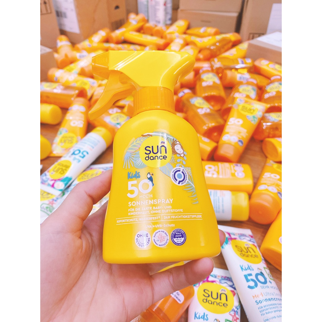 ĐỨC - Kem chống nắng cho bé DM Sundance Kids 50 Hoch Sonnencreme 100ml