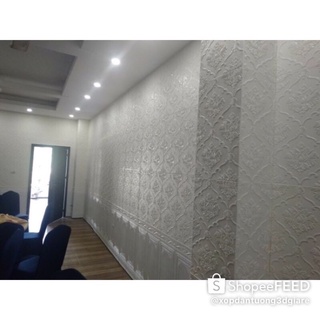xốp dán tường 3D Hoa Văn cổ điển