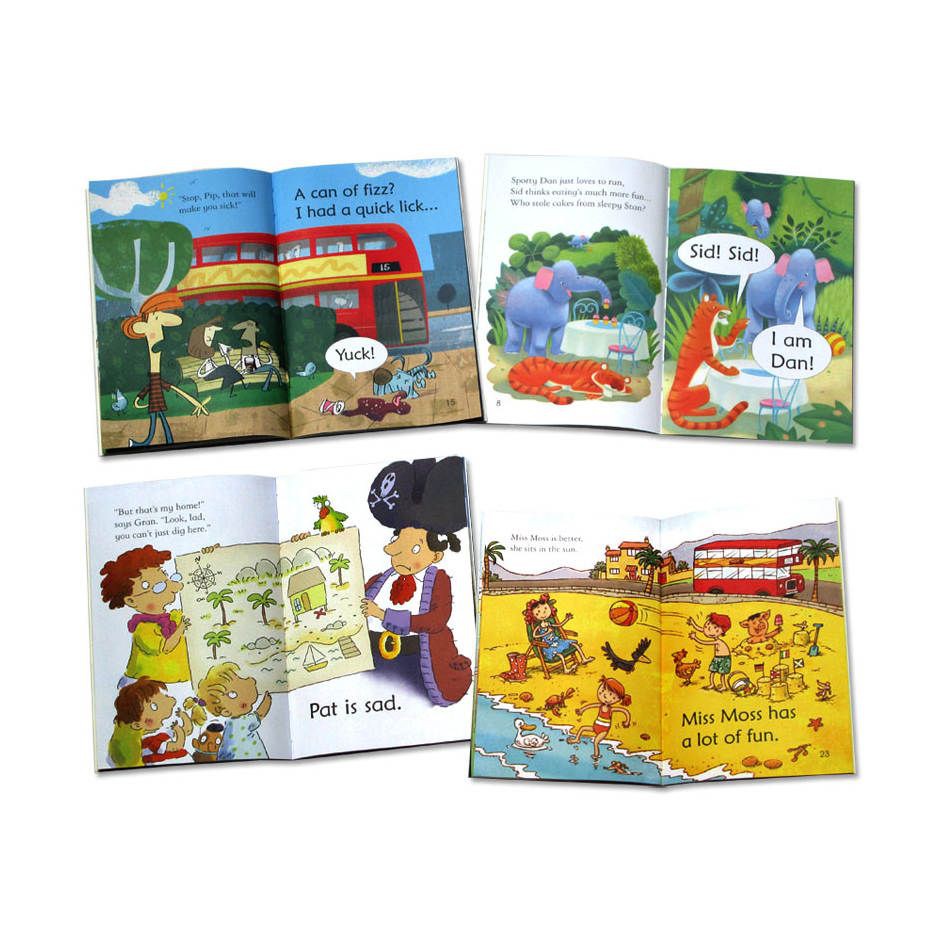 Sách tiếng anh cho bé có file nghe My First Reading Library Usborne (Bộ xanh) - Box set