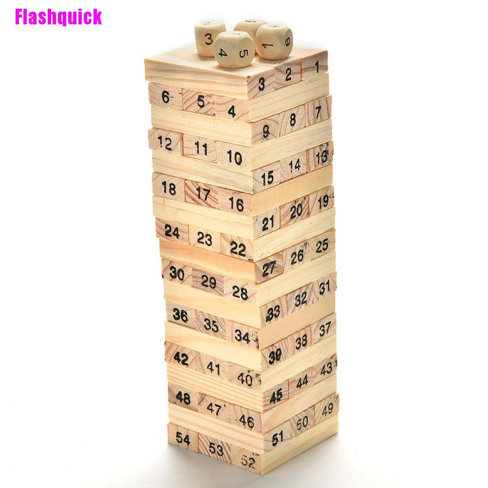 Bộ Đồ Chơi Rút Gỗ Jenga Thú Vị Cho Bé